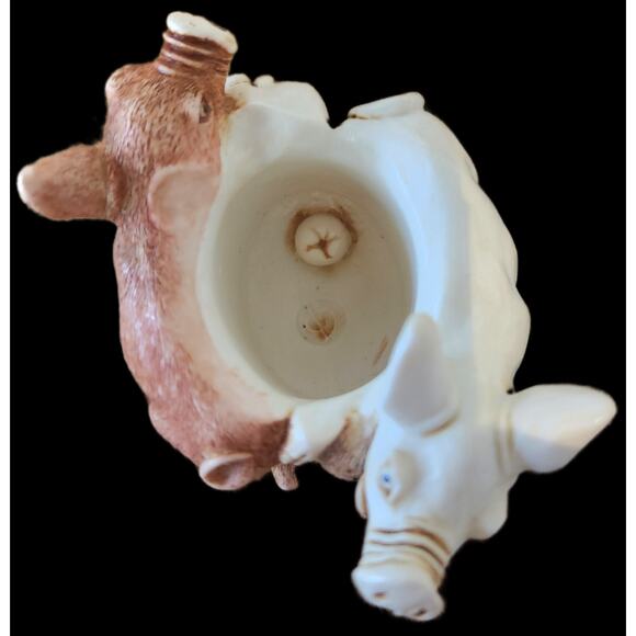 Harmony Kingdom “Pig Heaven" Trinket Box 1999 England Hidden Treasure Chest - Picture 6 of 7